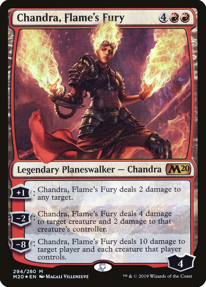 Chandra, Flame's Fury [Core Set 2020] | Exor Games Truro