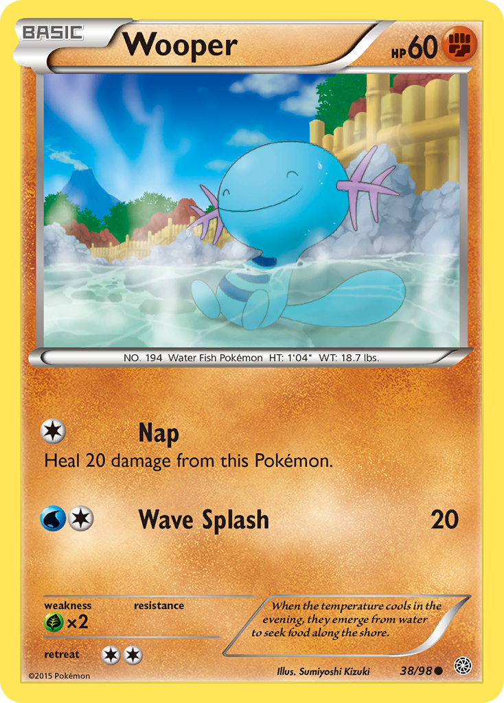 Wooper (38/98) [XY: Ancient Origins] | Exor Games Truro