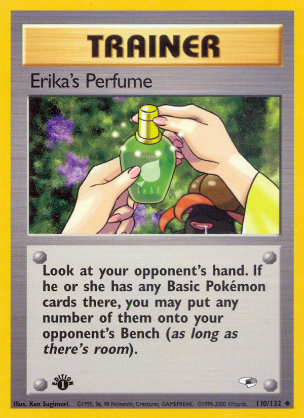 Erika's Perfume (110/132) [Gym Heroes 1st Edition] | Exor Games Truro