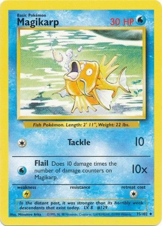 Magikarp (35/102) [Base Set Unlimited] | Exor Games Truro