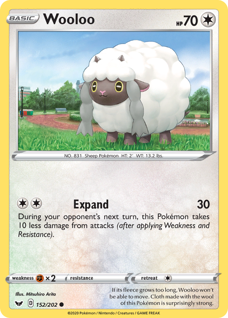 Wooloo (152/202) [Sword & Shield: Base Set] | Exor Games Truro