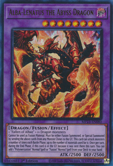 Alba-Lenatus the Abyss Dragon [MP23-EN080] Ultra Rare | Exor Games Truro