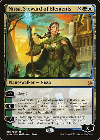 Nissa, Steward of Elements [Amonkhet] | Exor Games Truro