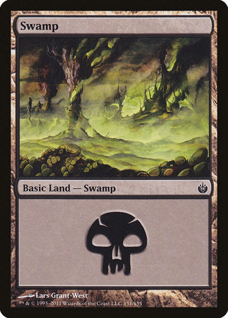 Swamp (151) [Mirrodin Besieged] | Exor Games Truro