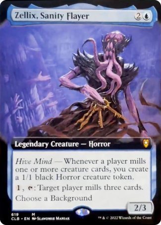 Zellix, Sanity Flayer (Extended Art) [Commander Legends: Battle for Baldur's Gate] | Exor Games Truro