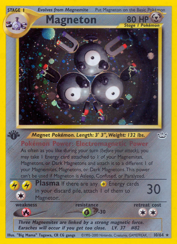 Magneton (10/64) [Neo Revelation 1st Edition] | Exor Games Truro