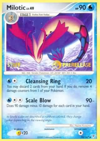 Milotic (70/147) (Staff Prerelease Promo) [Nintendo: Black Star Promos] | Exor Games Truro