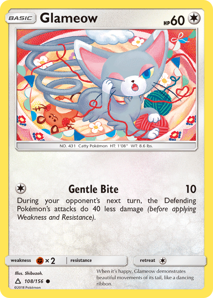 Glameow (108/156) [Sun & Moon: Ultra Prism] | Exor Games Truro