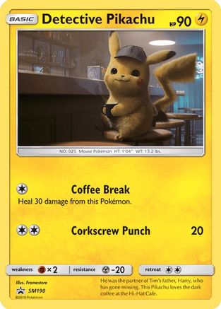 Detective Pikachu (SM190) [Sun & Moon: Black Star Promos] | Exor Games Truro