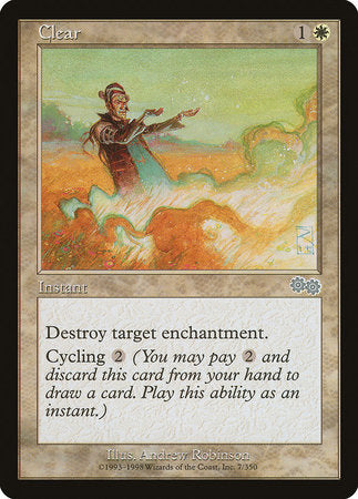 Clear [Urza's Saga] | Exor Games Truro