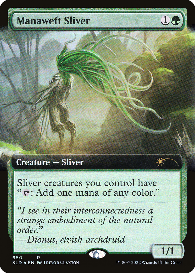 Manaweft Sliver (Extended Art) [Secret Lair Drop Promos] | Exor Games Truro