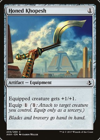 Honed Khopesh [Amonkhet] | Exor Games Truro