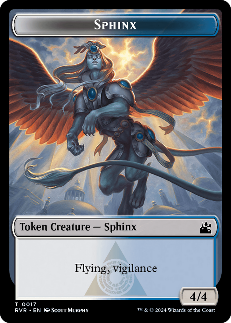 Sphinx Token [Ravnica Remastered Tokens] | Exor Games Truro