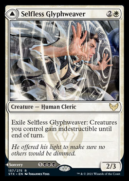 Selfless Glyphweaver // Deadly Vanity [Strixhaven: School of Mages] | Exor Games Truro