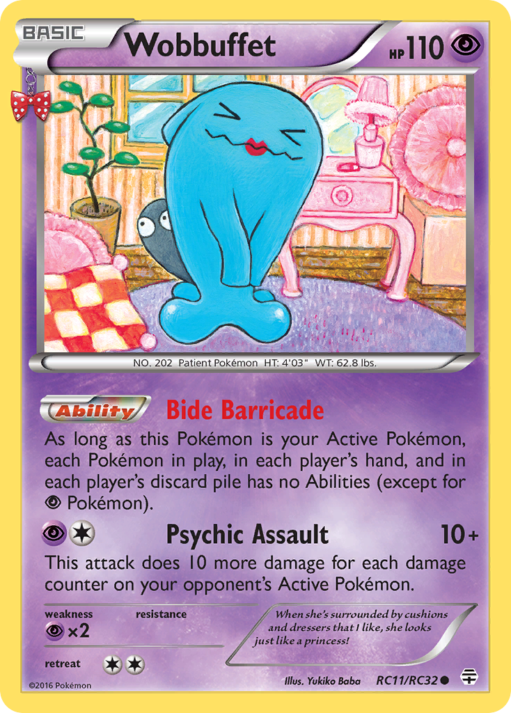 Wobbuffet (RC11/RC32) [XY: Generations] | Exor Games Truro