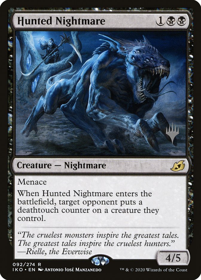 Hunted Nightmare (Promo Pack) [Ikoria: Lair of Behemoths Promos] | Exor Games Truro