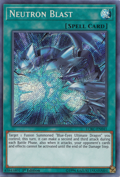 Neutron Blast [LCKC-EN041] Secret Rare | Exor Games Truro