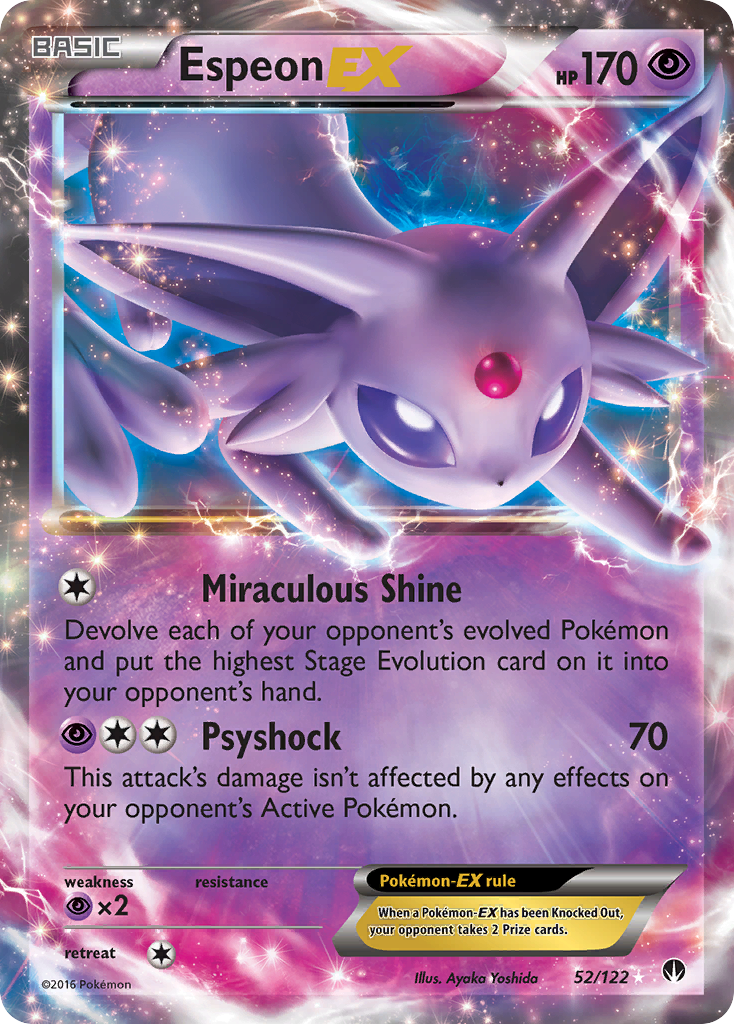 Espeon EX (52/122) [XY: BREAKpoint] | Exor Games Truro