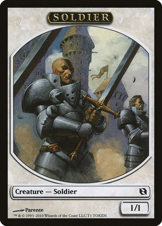 Soldier Token [Duel Decks: Elspeth vs. Tezzeret Tokens] | Exor Games Truro