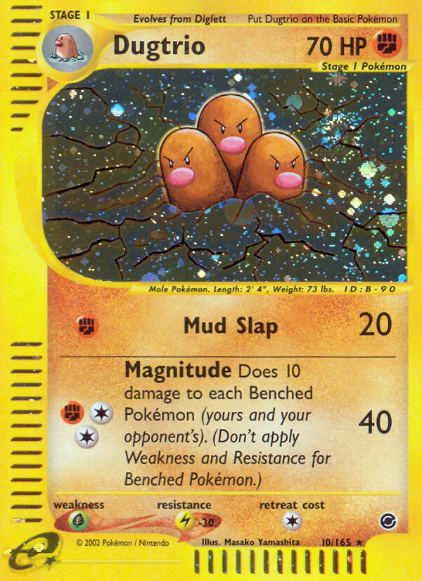 Dugtrio (10/165) [Expedition: Base Set] | Exor Games Truro