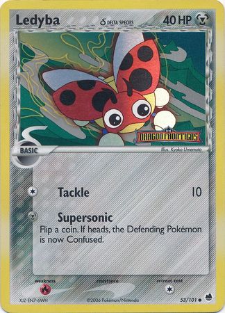 Ledyba (53/101) (Delta Species) (Stamped) [EX: Dragon Frontiers] | Exor Games Truro