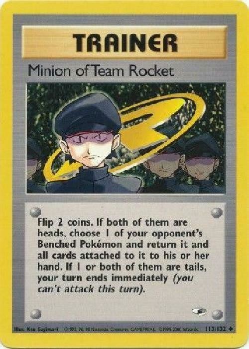 Minion of Team Rocket (113/132) [Gym Heroes Unlimited] | Exor Games Truro