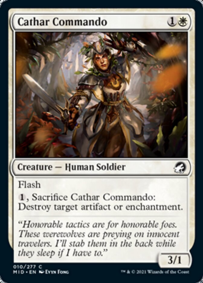 Cathar Commando [Innistrad: Midnight Hunt] | Exor Games Truro