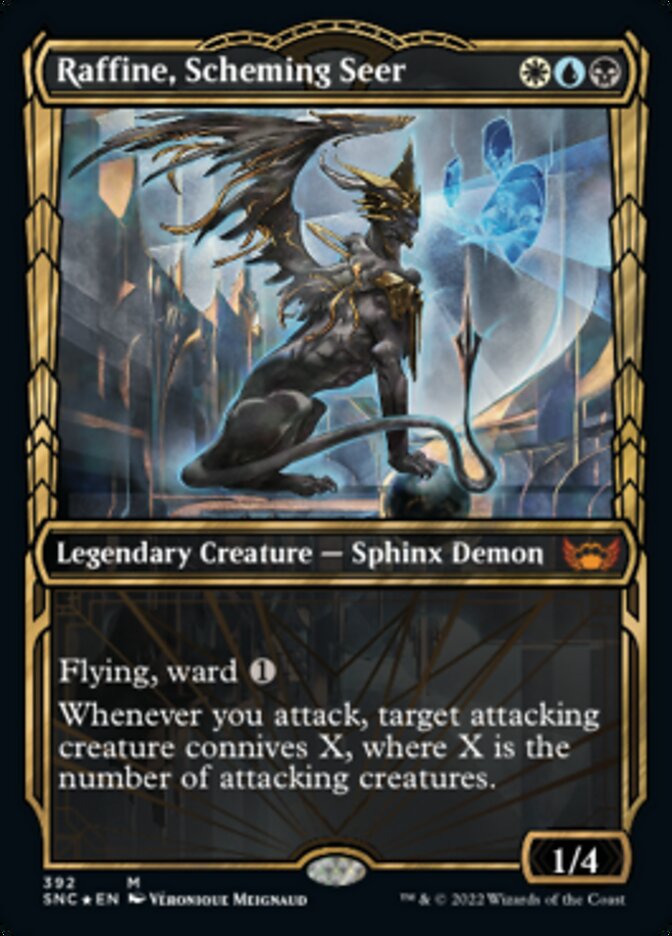Raffine, Scheming Seer (Showcase Golden Age Gilded Foil) [Streets of New Capenna] | Exor Games Truro