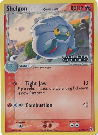 Shelgon (53/113) (Delta Species) (Stamped) [EX: Delta Species] | Exor Games Truro