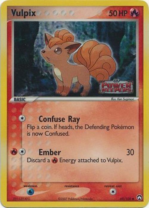 Vulpix (69/108) (Stamped) [EX: Power Keepers] | Exor Games Truro