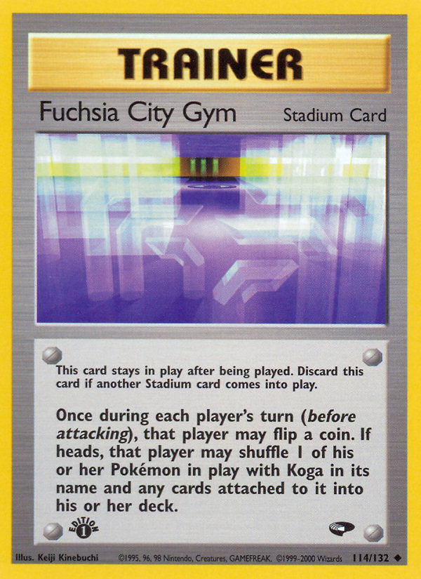 Fuchsia City Gym (114/132) [Gym Challenge 1st Edition] | Exor Games Truro
