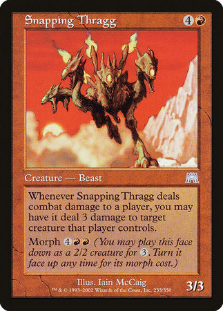 Snapping Thragg [Onslaught] | Exor Games Truro