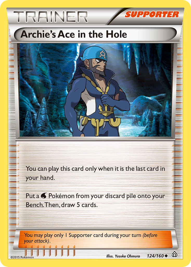 Archie's Ace in the Hole (124/160) [XY: Primal Clash] | Exor Games Truro