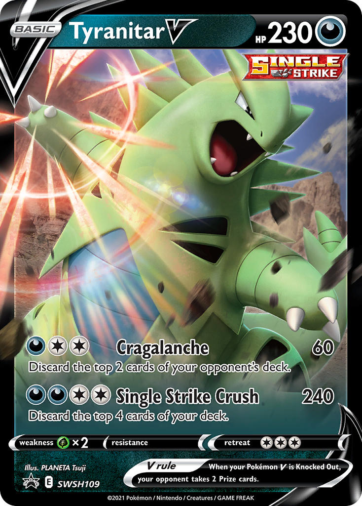 Tyranitar V (SWSH109) [Sword & Shield: Black Star Promos] | Exor Games Truro