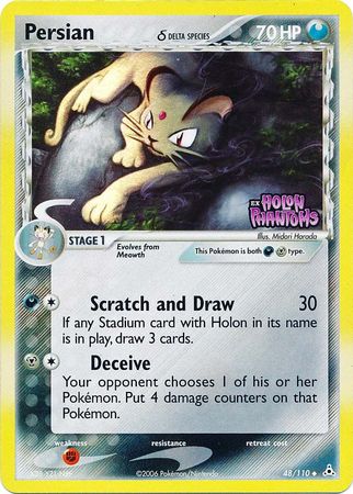 Persian (48/110) (Delta Species) (Stamped) [EX: Holon Phantoms] | Exor Games Truro