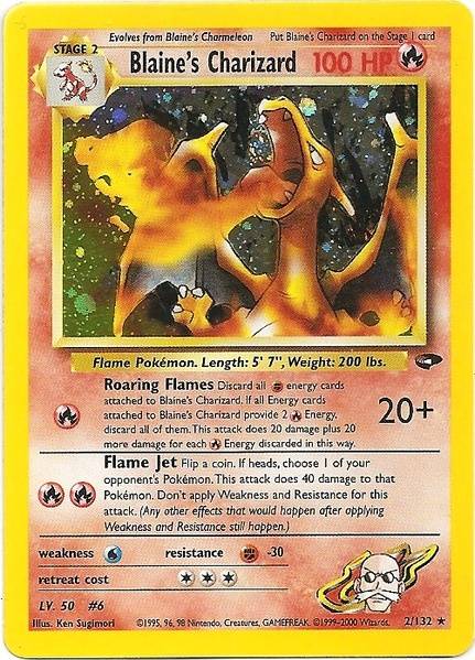 Blaine's Charizard (2/132) [Gym Challenge Unlimited] | Exor Games Truro