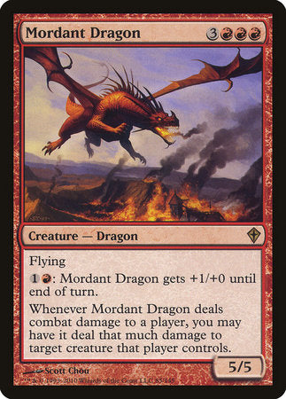 Mordant Dragon [Worldwake] | Exor Games Truro