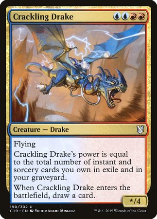 Crackling Drake [Commander 2019] | Exor Games Truro