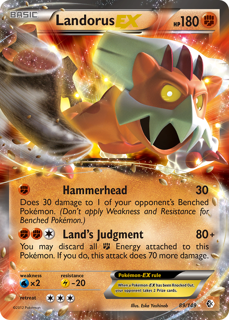 Landorus EX (89/149) [Black & White: Boundaries Crossed] | Exor Games Truro