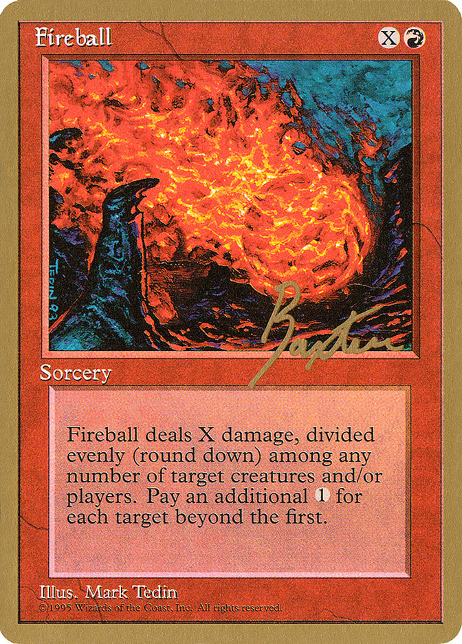 Fireball (George Baxter) [Pro Tour Collector Set] | Exor Games Truro