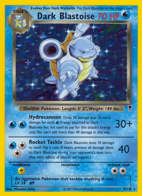 Dark Blastoise (4/110) (WotC) (Theme Deck Exclusive) [Legendary Collection] | Exor Games Truro