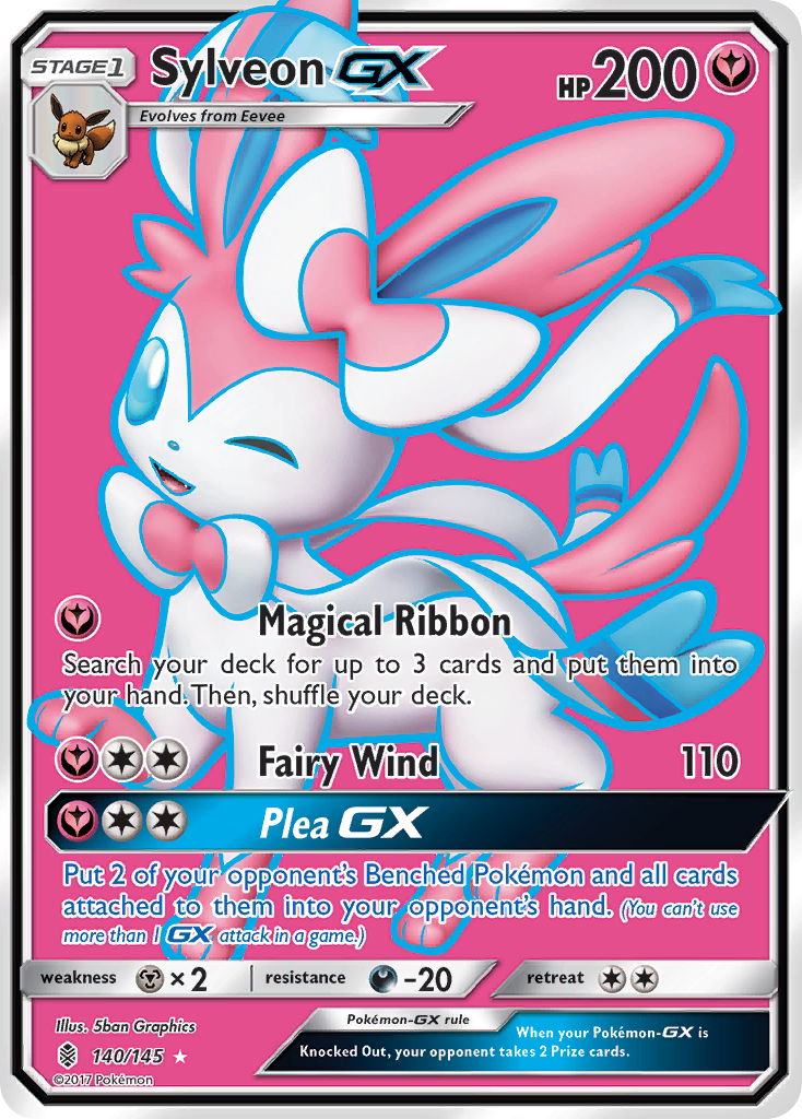 Sylveon GX (140/145) [Sun & Moon: Guardians Rising] | Exor Games Truro