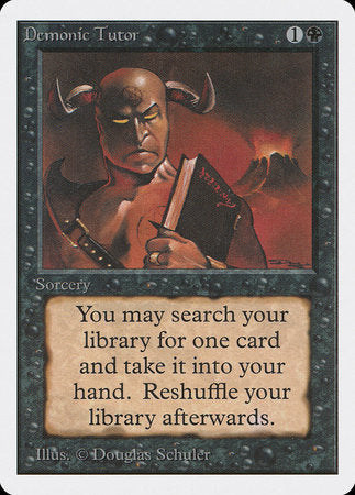 Demonic Tutor [Unlimited Edition] | Exor Games Truro