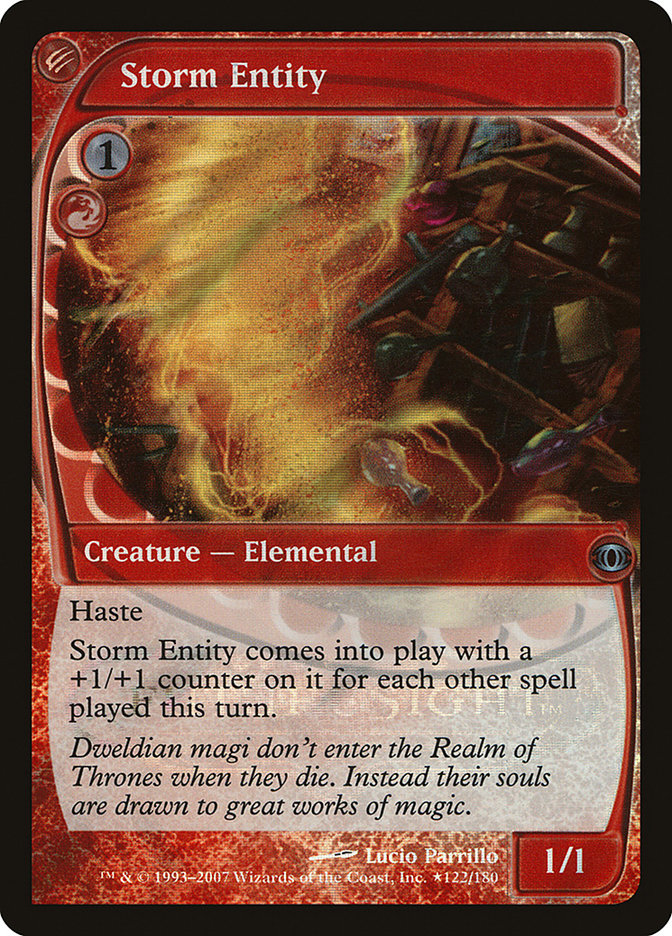 Storm Entity [Future Sight Promos] | Exor Games Truro