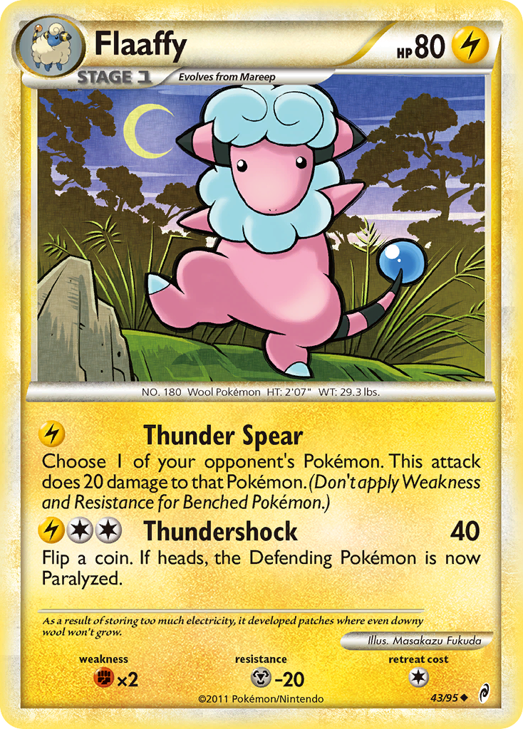 Flaaffy (43/95) [HeartGold & SoulSilver: Call of Legends] | Exor Games Truro