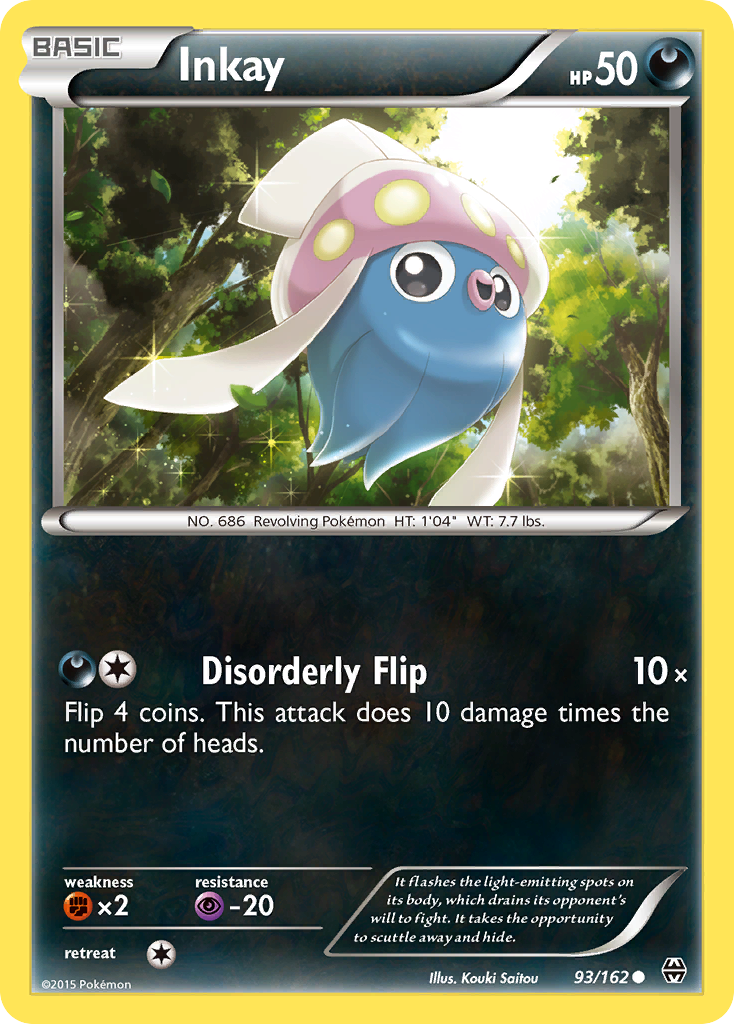 Inkay (93/162) [XY: BREAKthrough] | Exor Games Truro