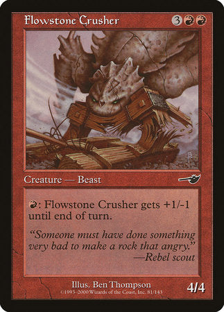 Flowstone Crusher [Nemesis] | Exor Games Truro