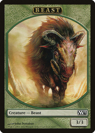 Beast Token [Magic 2013 Tokens] | Exor Games Truro