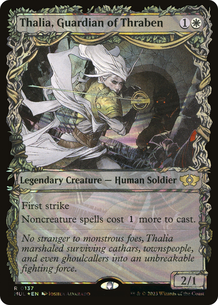 Thalia, Guardian of Thraben (Halo Foil) [Multiverse Legends] | Exor Games Truro