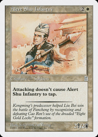 Alert Shu Infantry [Portal Three Kingdoms] | Exor Games Truro